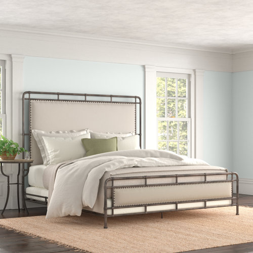 Farmhouse & Rustic Upholstered Beds | Up To 60% Off | Birch Lane